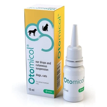 Otomicol (Отомікол) вушні краплі для собак і котів, 15 мл
