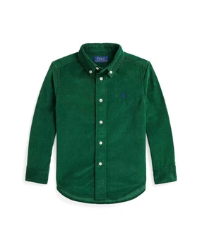 Вельветовая рубашка Polo Ralph Lauren 1159848357 (Зеленый 4) на рост 102-108 см