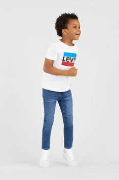 Підліткові джинси Levi's Skinny Taper для хлопчика Синій (214 pvu por vida (128 (8A))
