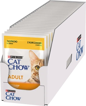 Корм Purina Cat Chow Adult з куркою і кабачками 85 г