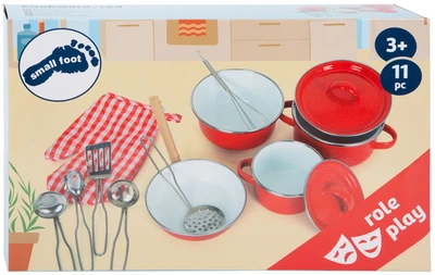 Набір посуду Small Foot для дітей 11 елементів Червоний  5410766 (4020972089649)