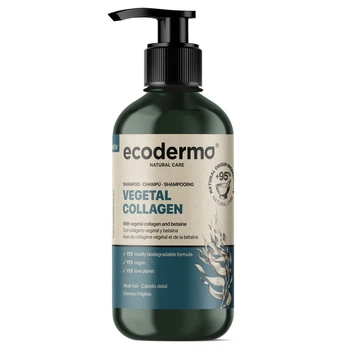Шампунь Ecoderma з рослинним колагеном та біотином 500 мл