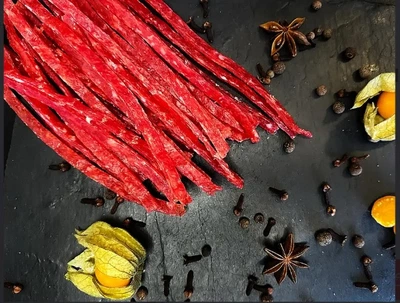 Соломка "Свинина зі смаком вишні" (500г) Elite Snack