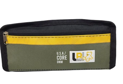 Пенал на блискавці "Core" 2 відділи, тканина 21*4,5*9,5см