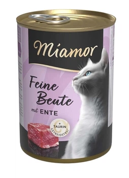 Влажный корм Miamor Feine Beute mit Ente для кошек с уткой 400 г