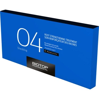 Ампула против выпадения волос BIOTOP 04 Shedding Root, для укрепления корней и стимуляции роста волос, 6х11 мл