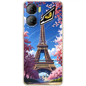 Силиконовый Чехол с Картинкой для ZTE Nubia NEO 3 5G Принт (Париж, Эйфелева Башня) (69045-ysm036)
