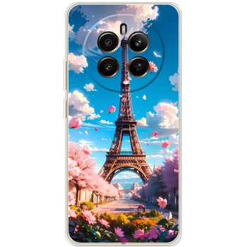 Силиконовый Чехол с Картинкой для Realme 12 4G Принт (Париж, Эйфелева Башня) (65581-ysm035)