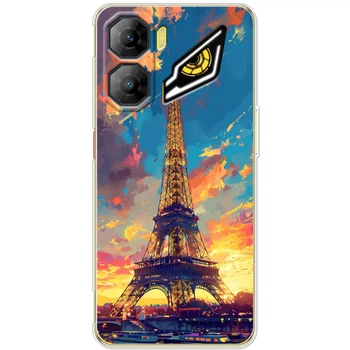 Силиконовый Чехол с Картинкой для ZTE Nubia NEO 3 5G Принт (Париж, Эйфелева Башня) (69045-ysm038)