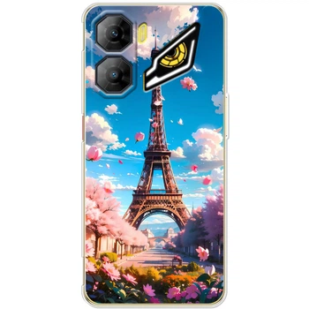 Силиконовый Чехол с Картинкой для ZTE Nubia NEO 3 5G Принт (Париж, Эйфелева Башня) (69045-ysm035)