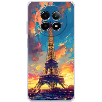 Силиконовый Чехол с Картинкой для Realme 13 5G Принт (Париж, Эйфелева Башня) (65681-ysm038)
