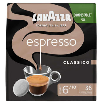 Кава в монодозах чалдах Philips Senseo Lavazza Espresso Classico 36 шт 62 мм