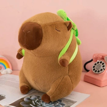Мягкая Плюшевая Игрушка Капибара Рюкзак Детская 40 см (368515)