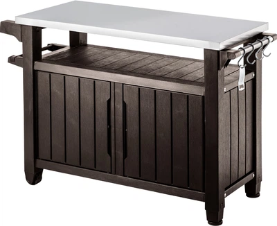 Стіл-буфет садовий для барбекю Keter Unity XL 134 x 88 см (230409)