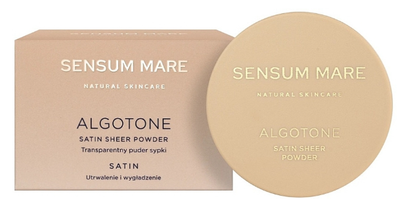 Puder Sensum Mare Algotone Satin utrwalający transparentny sypki 10 g (5907222316634)