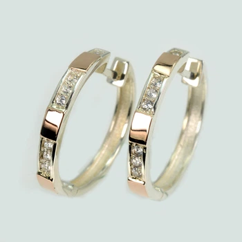 Серебряные серьги с топазом Silver Style 290с