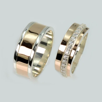 Пара обручок Silver Style 040кОбр3