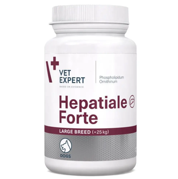 Пищевая добавка для собак крупных пород VetExpert Hepatiale Forte Large Breed (поддержка функции печени) таблетки - 40 шт