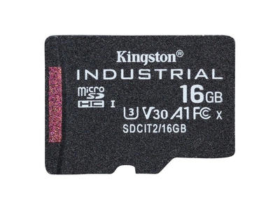 Карта пам'яті Kingston 16 GB microSDHC UHS-I (U3) V30 A1 Industrial (SDCIT2/16GBSP)