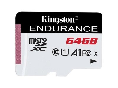 Карта пам'яті Kingston 64 GB microSDXC Class 10 UHS-I A1 Endurance (SDCE/64GB)