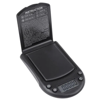 Весы электронные высокоточные ювелирные лабораторные 0,01-200 грамм Digital Scales 4660 с крышкой