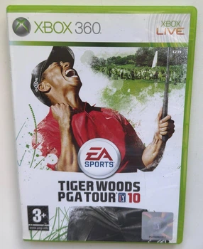 Диск для XBOX 360 - Tiger Woods PGA Tour 10, английская версия, Б/У