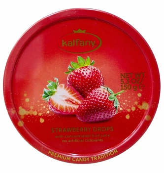 Льодяники Kalfany Strawberry 150г Німеччина