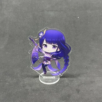 Акриловая коллекционная фигурка Геншин Импакт - Genshin Impact Chibi Сёгун Райден (4) 10 см