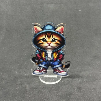 Акриловая коллекционная фигурка Chibi Котик 10 cм