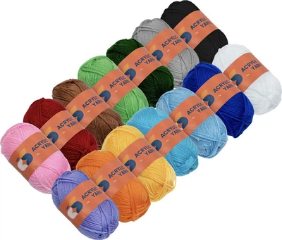 Набір акрилової пряжі Colorations 14 кольорів (5710903701908)