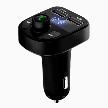 FM трансмиттер с Bluetooth MP3 microSD для автомобиля CAR X8 BT