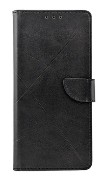 Чохол книжка Business Leather Claps для Xiaomi Redmi Note 13 Pro 4G на магніті з підставкою чорний