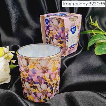Аромасвечка стакан BISPOL "Iris - Blackcurrant" 100 г/22 часов, 72s-59
