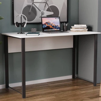Письмовий стіл Ferrum-decor Курт 75x120x70 чорний ДСП Біле 16мм (FRD-102035)