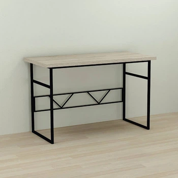 Письменный стол Ferrum-decor Раян 76x100x70 черный ДСП Дуб Сонома 32мм (FRD-103707)
