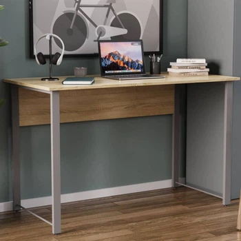Письменный стол Ferrum-decor Курт 75x100x60 серый ДСП Дуб Сонома 16мм (FRD-101828)