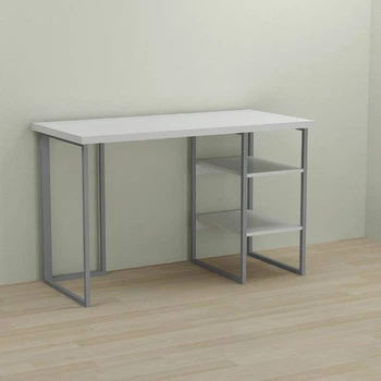 Письмовий стіл Ferrum-decor Кевін 76x100x70 сірий ДСП Біле 32мм (FRD-101743)