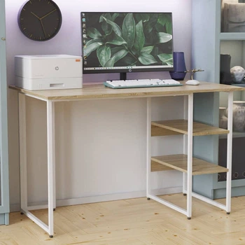 Письмовий стіл Ferrum-decor Кевін 75x140x70 білий ДСП Дуб Сонома 16мм (FRD-101288)