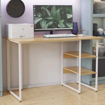 Комп'ютерний стіл Ferrum-decor Кевін 75x120x60 білий ДСП Дуб Сан-Марино 16мм (FRD-101252)