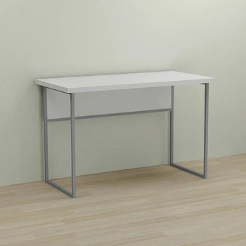 Письменный стол Ferrum-decor Коди 76x140x60 серый ДСП Белое 32мм (FRD-101676)