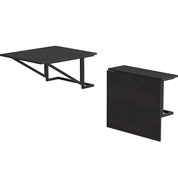 Стіл розкладний Олександр 3 Ferrum-decor 750x600x700 Чорний метал ДСП Сосна Кембра 16 мм (FRD-104894)