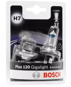 Автолампа Bosch Gigalight Plus 120 H7 2 шт (1 987 301 107)