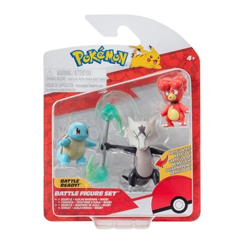 Набор игровых фигурок Pokemon W19 - Магби, Сквиртл, Алола Маровак Pokemon PKW3600