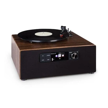 Інтернет радіо c Wifi Музичний центр Auna Connect Vinyl Cube