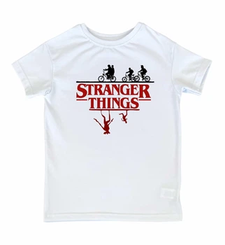 Подростковая футболка для мальчика Спиногрыз Stranger things СПИ-0921 152 см Белый