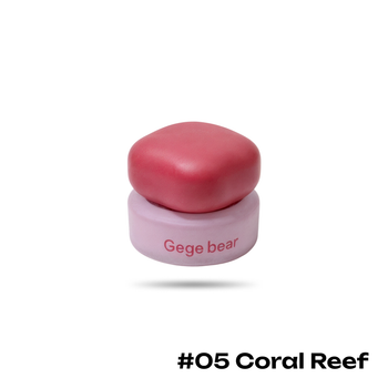 Мусовий тінт для губ та щік, Gege bear, #05 Coral Reef