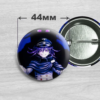 Значок Кокичи Ома из аниме Данганронпа / Danganronpa. 44мм