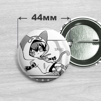 Значок Мия Чинэн из аниме Скейт: Бесконечность / SK8 the Infinity. №3 44мм