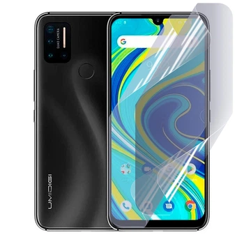 Антишпион приватная плёнка гидрогелевая для смартфона UMiDIGI A7 Pro противоударная прозрачная