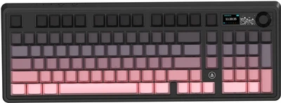Клавіатура бездротова Ajazz AK980 Gift Switch V2 Wireless/USB Black-Pink (AK980-V2-G-GP)